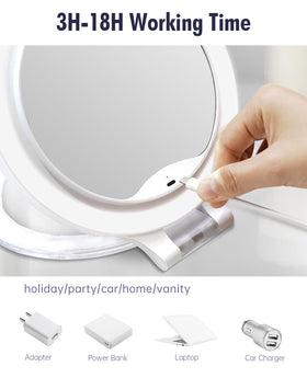 FASCINATE elegant gift-ready vanity mirror for loved ones and self-care routines.