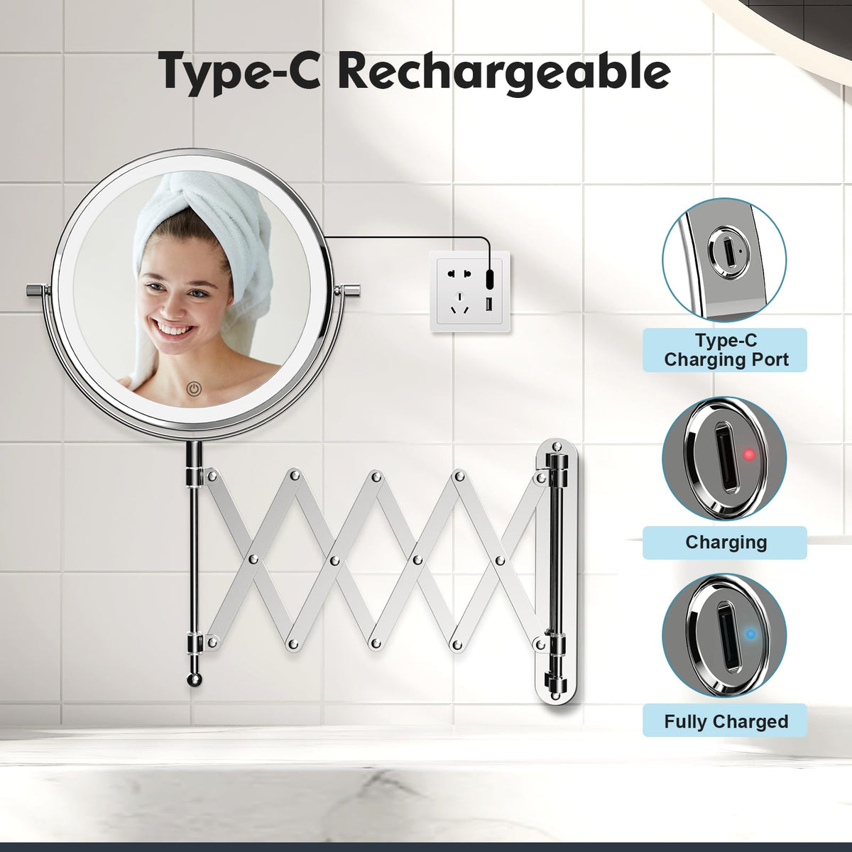 FASCINATE long battery life supports cordless daily use.