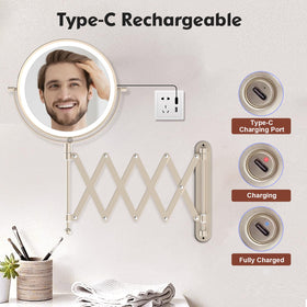FASCINATE three-color dimmable lighting to suit any task.