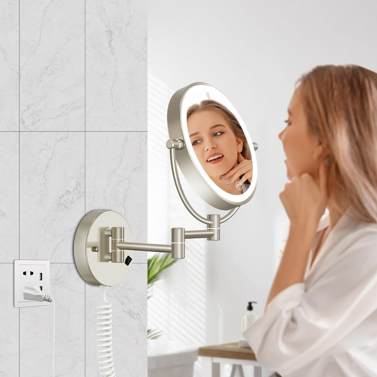 FASCINATE plug-in power provides stable, consistent illumination