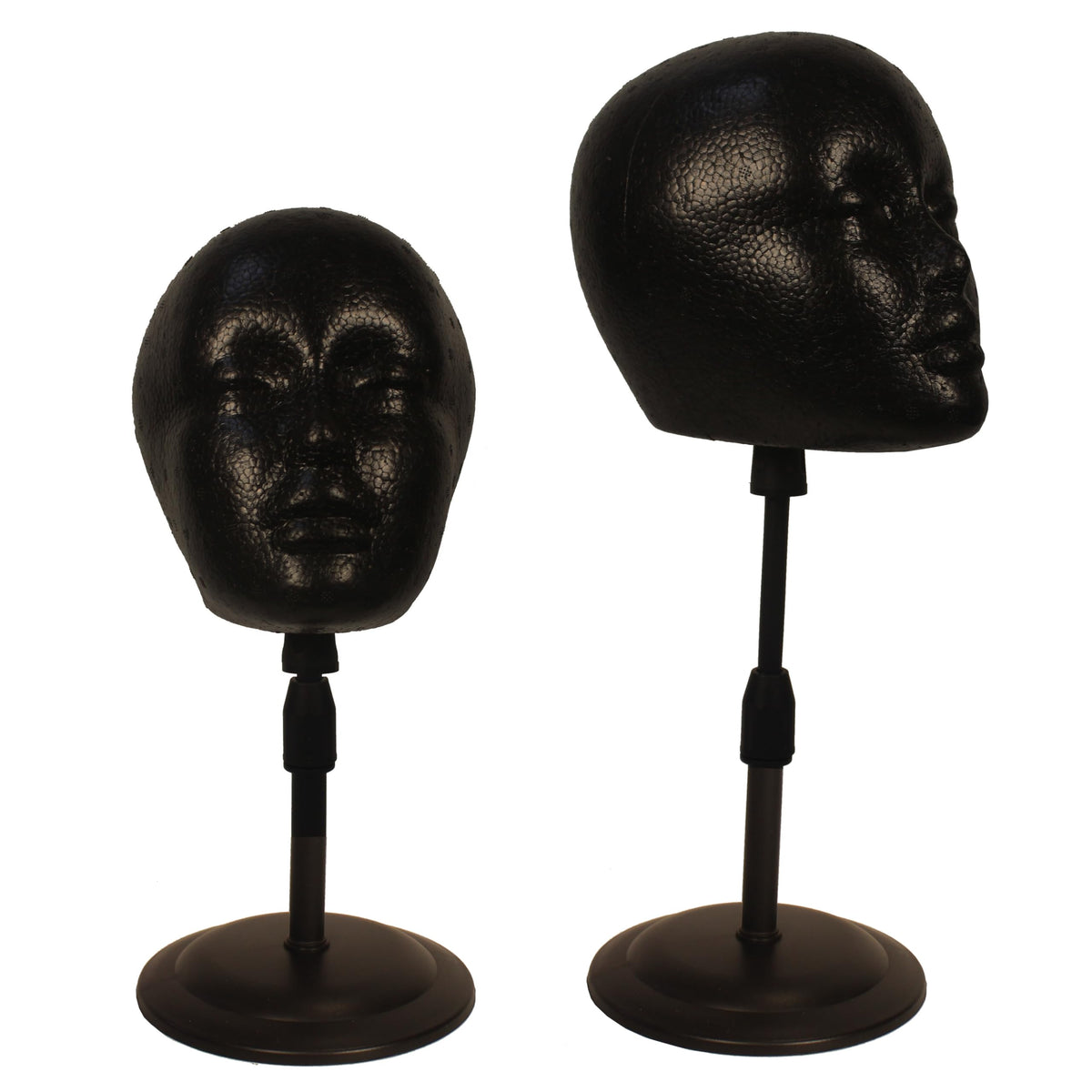 Fashion Do 2-pack adjustable wig stand; 13-17 inch height for styling.