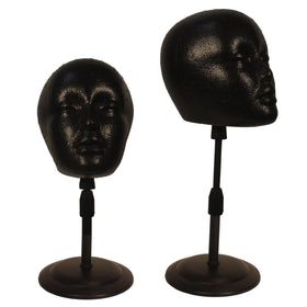 Fashion Do 2-pack adjustable wig stand; 13-17 inch height for styling.