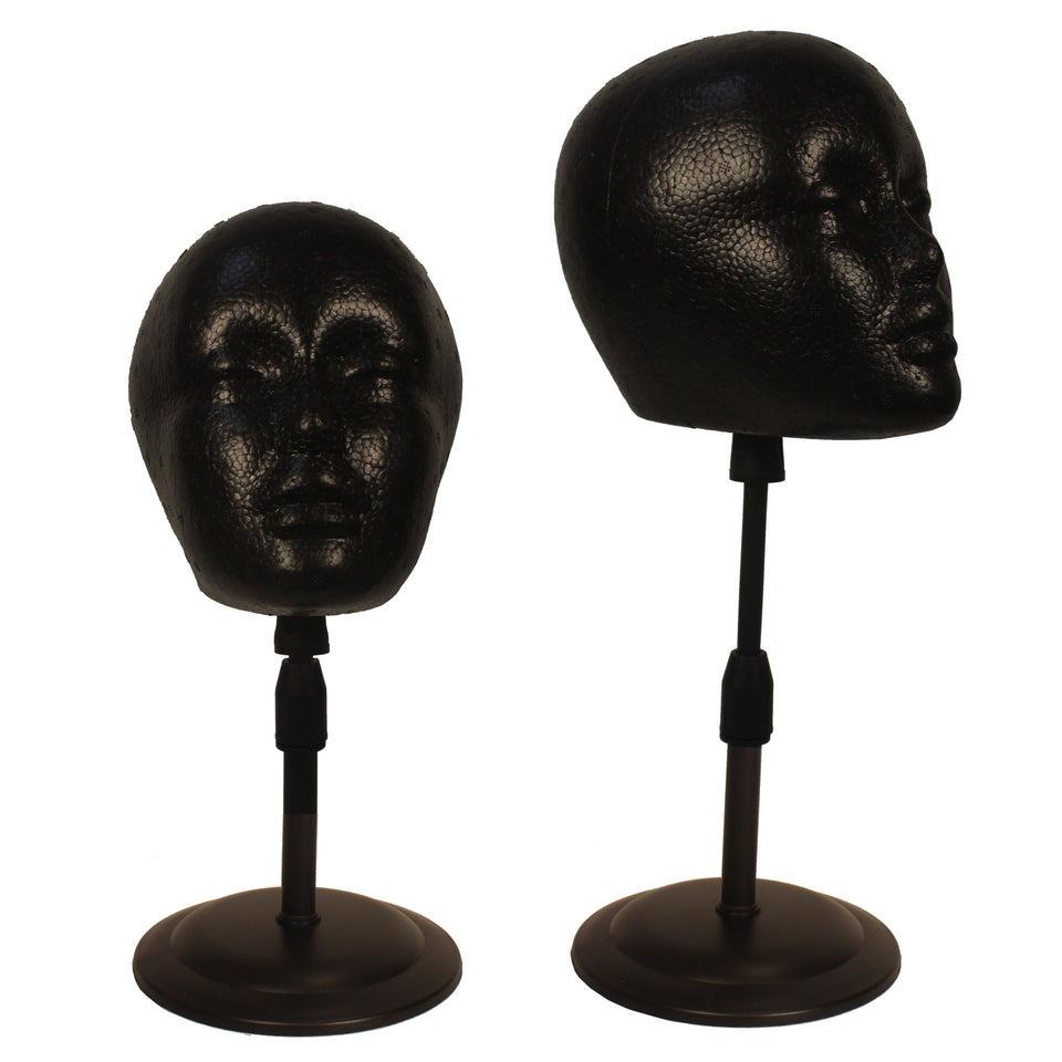 Fashion Do 2-pack adjustable wig stand; 13-17 inch height for styling.