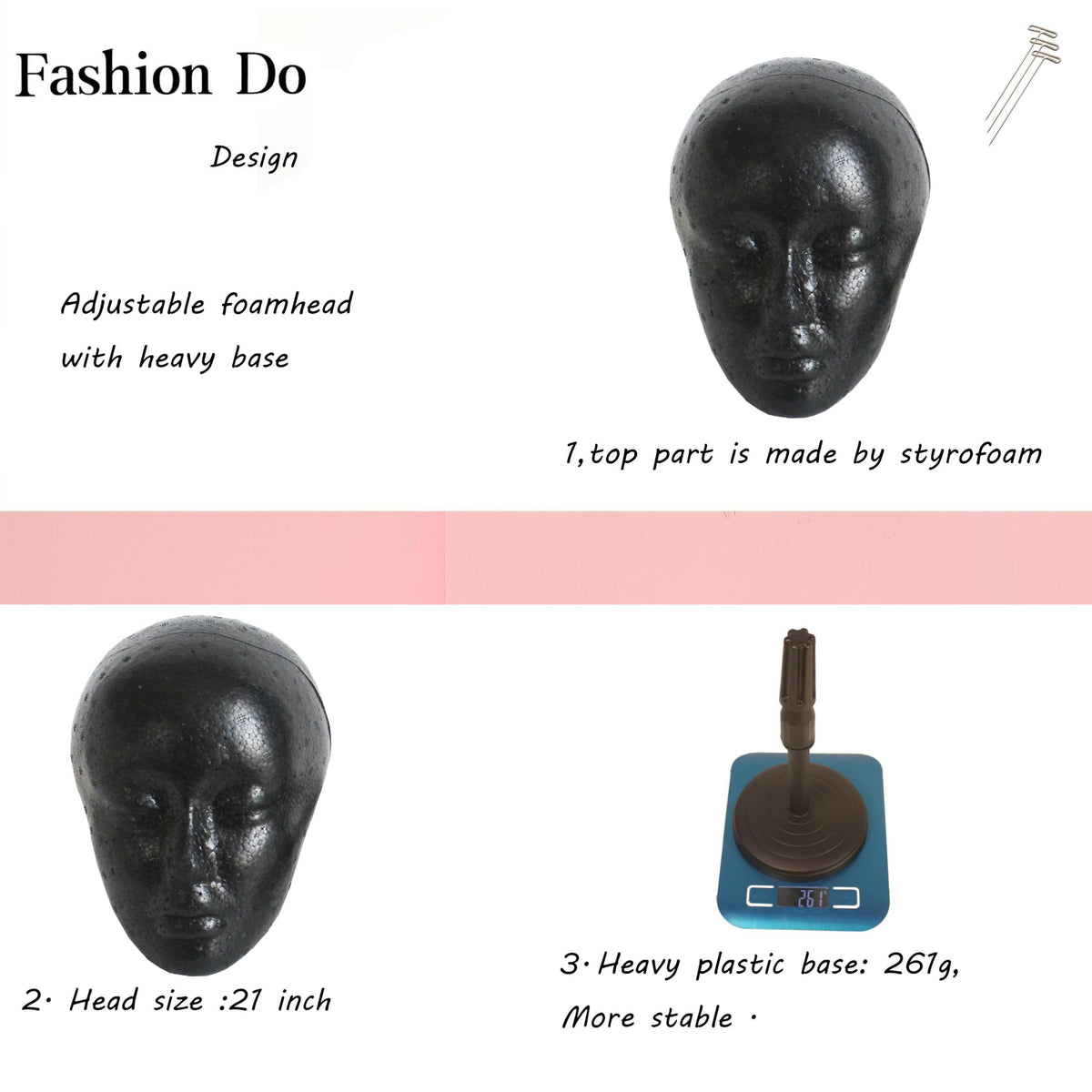 Fashion Do travel-friendly 2-pack set for on-the-go wig storage.