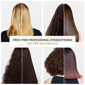 Fashion Gold bottle label close-up showcasing formaldehyde-free keratin claim