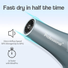Faszin Ionic Salon Hair Dryer cool-button keeps styles set without extra heat.