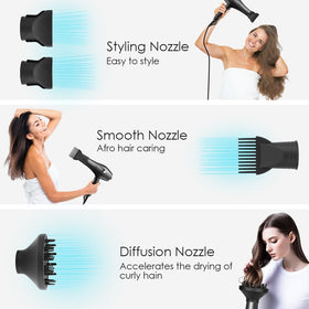 Faszin Ionic Salon Hair Dryer removable filter for quick cleaning and maintenance.