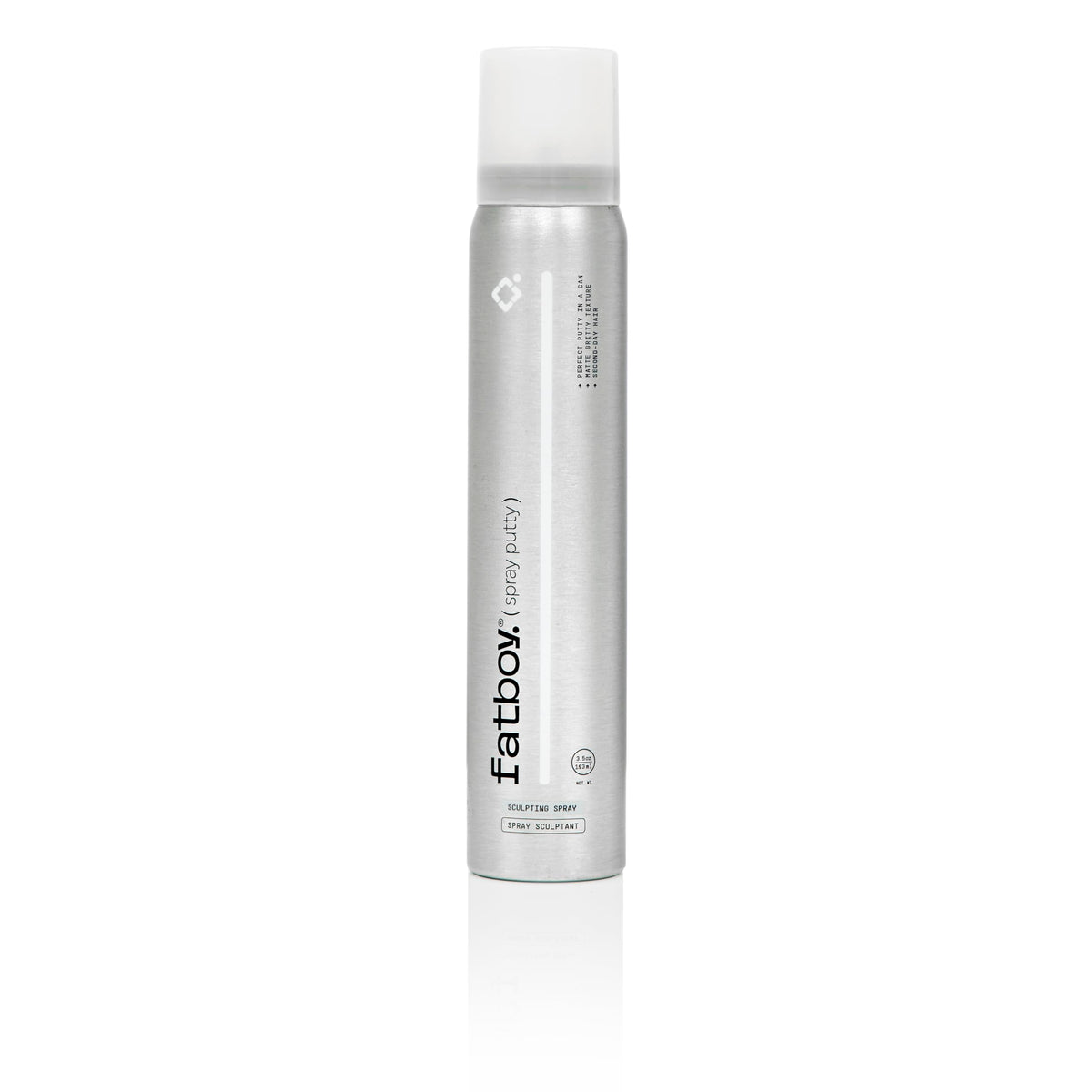 Fatboy Hair Spray Putty adds fullness and texture for a voluminous, modern look.
