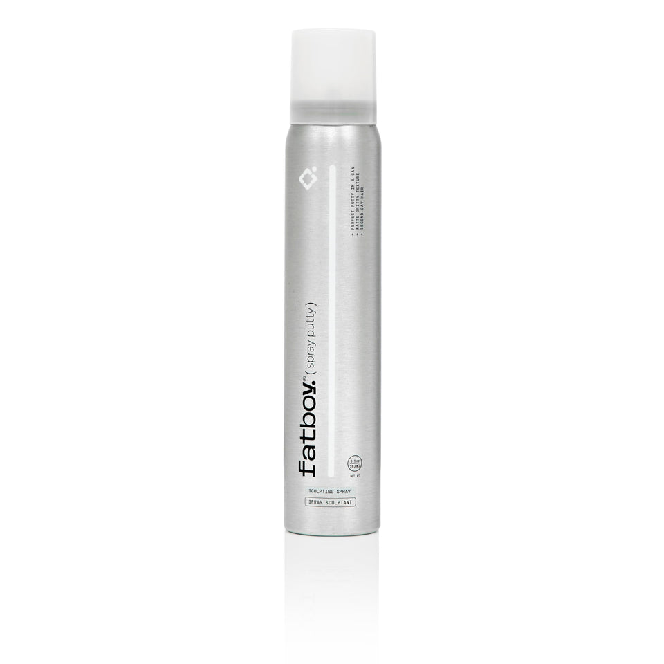 Fatboy Hair Spray Putty adds fullness and texture for a voluminous, modern look.