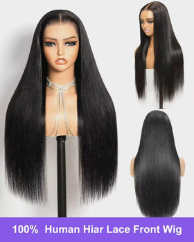 Fatemup HD transparent lace 13x6 wig blends invisibly for seamless scalp appearance.