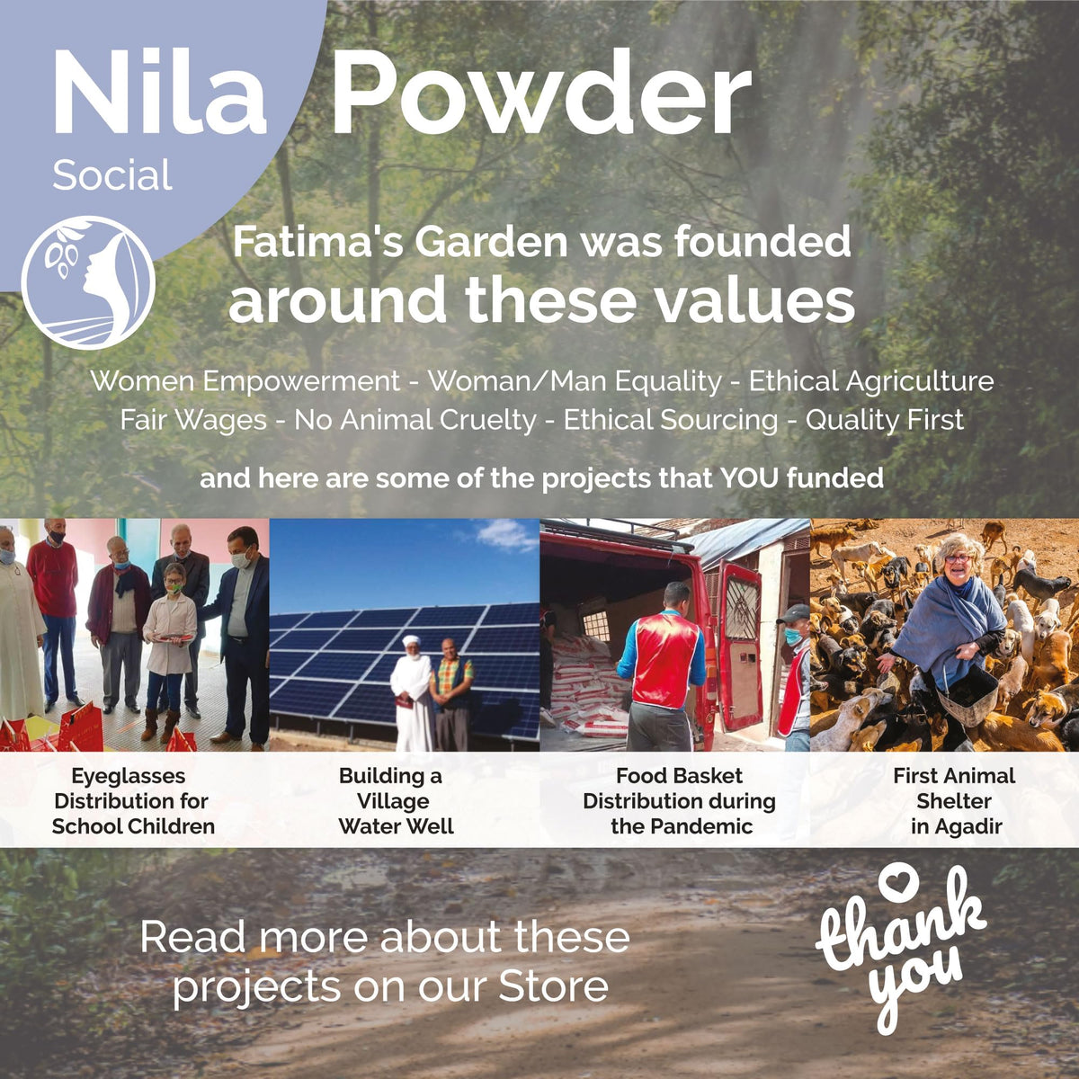 Fatima's Garden Nila Indigo powder for exfoliation setup.