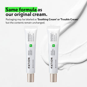 Fation NOSCA9 live fresh cica close-up emphasizes soothing relief for redness