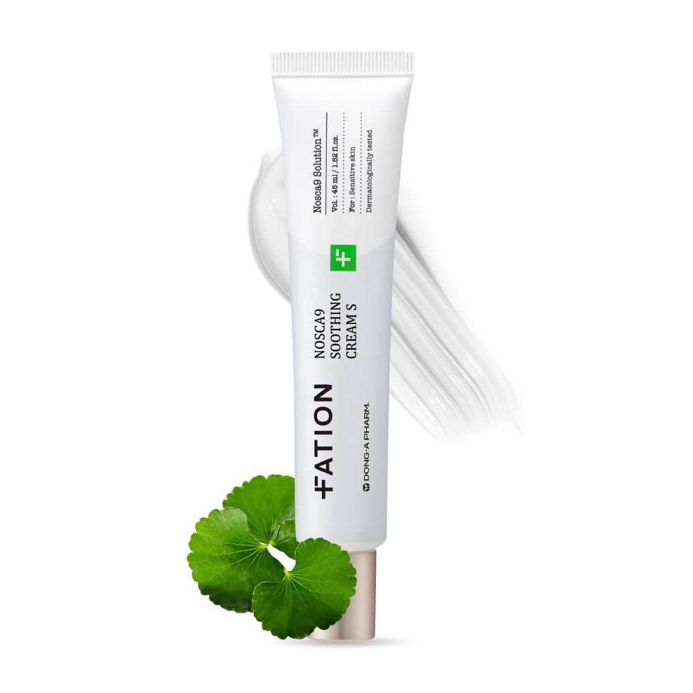 Fation NOSCA9 Soothing Cream S bottle front with barrier-friendly packaging for sensitive skin