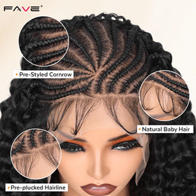 FAVE adjustable three-comb, two-strap design for secure fit.