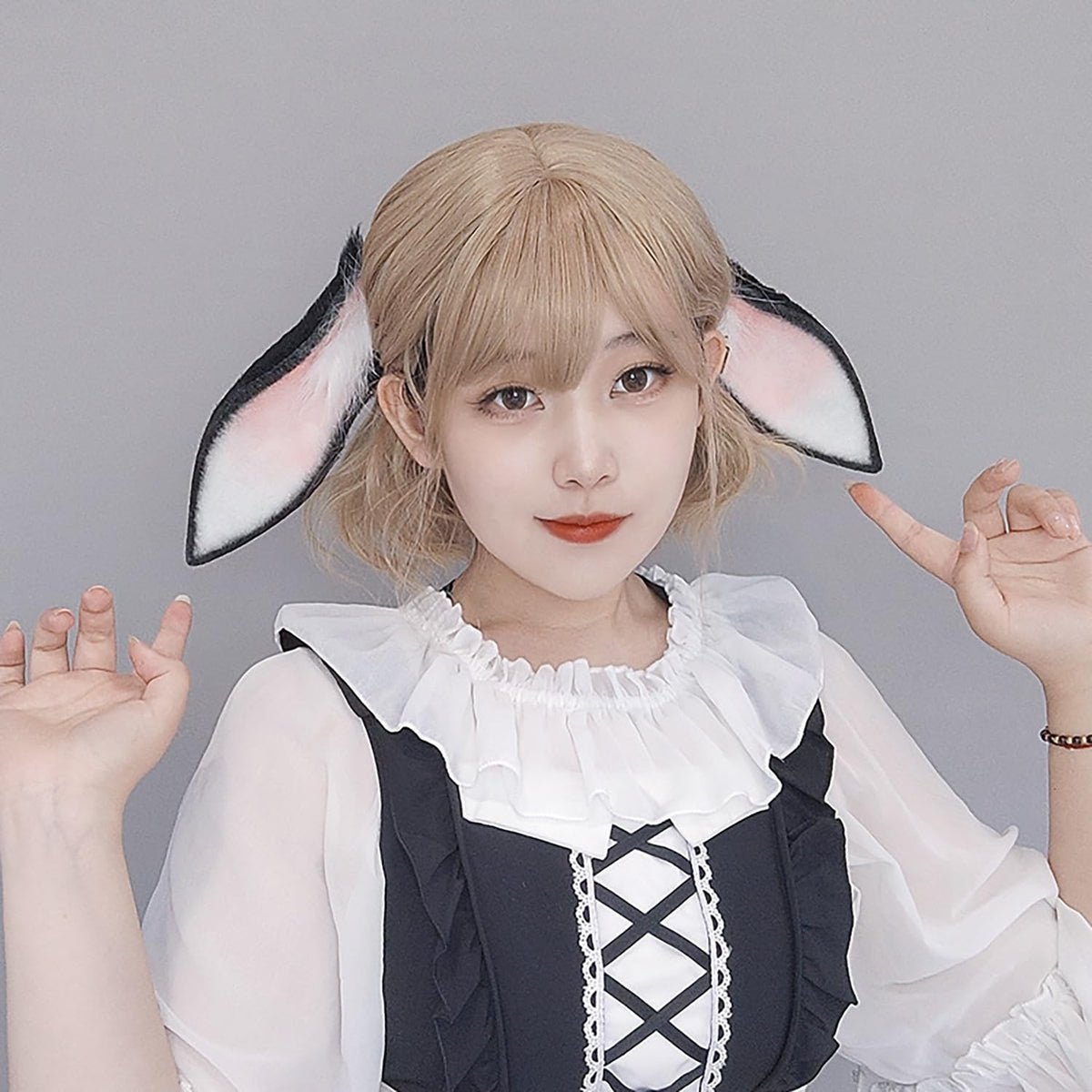 Faylay bunny ears for Christmas or Halloween events.