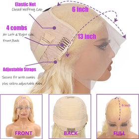 Fayniss 613 blonde wig body wave texture for effortless movement