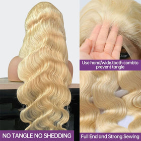 Fayniss 613 blonde wig glueless cap with adjustable straps