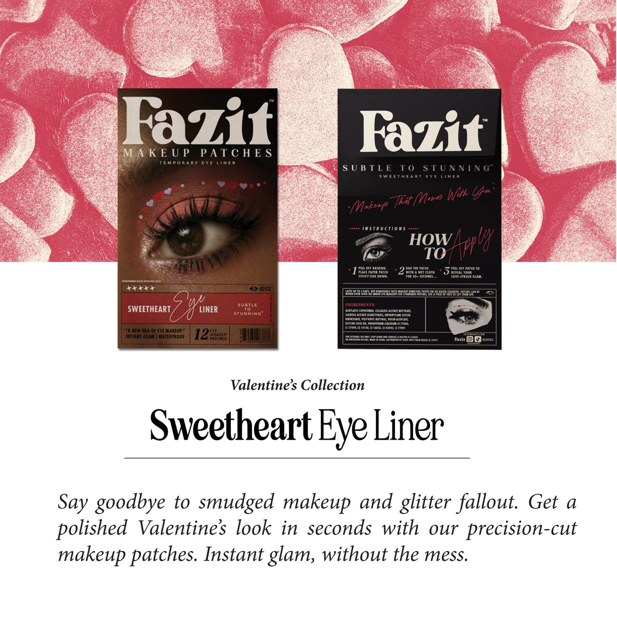 Fazit cute glitter eye patches for facial sparkle and fun looks