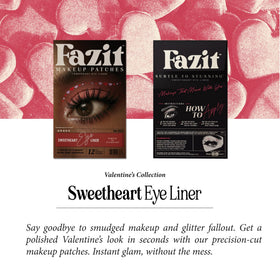 Fazit cute glitter eye patches for facial sparkle and fun looks