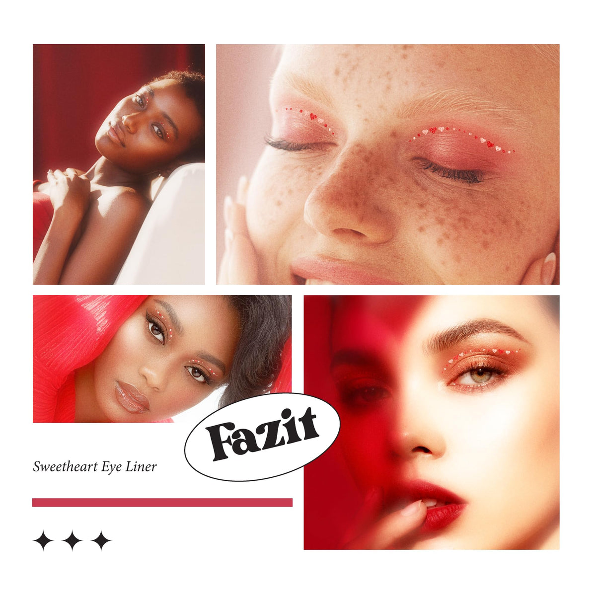 Fazit festival ready glitter patches elevate looks for concerts and parties
