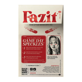 Fazit Glow Up patches deliver red glitter for festive looks.