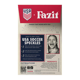 Fazit makeup patches glitter texture close-up for bold, light-catching coverage