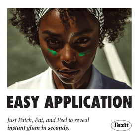 Fazit makeup patches glitter detail creates textured accents for creative looks