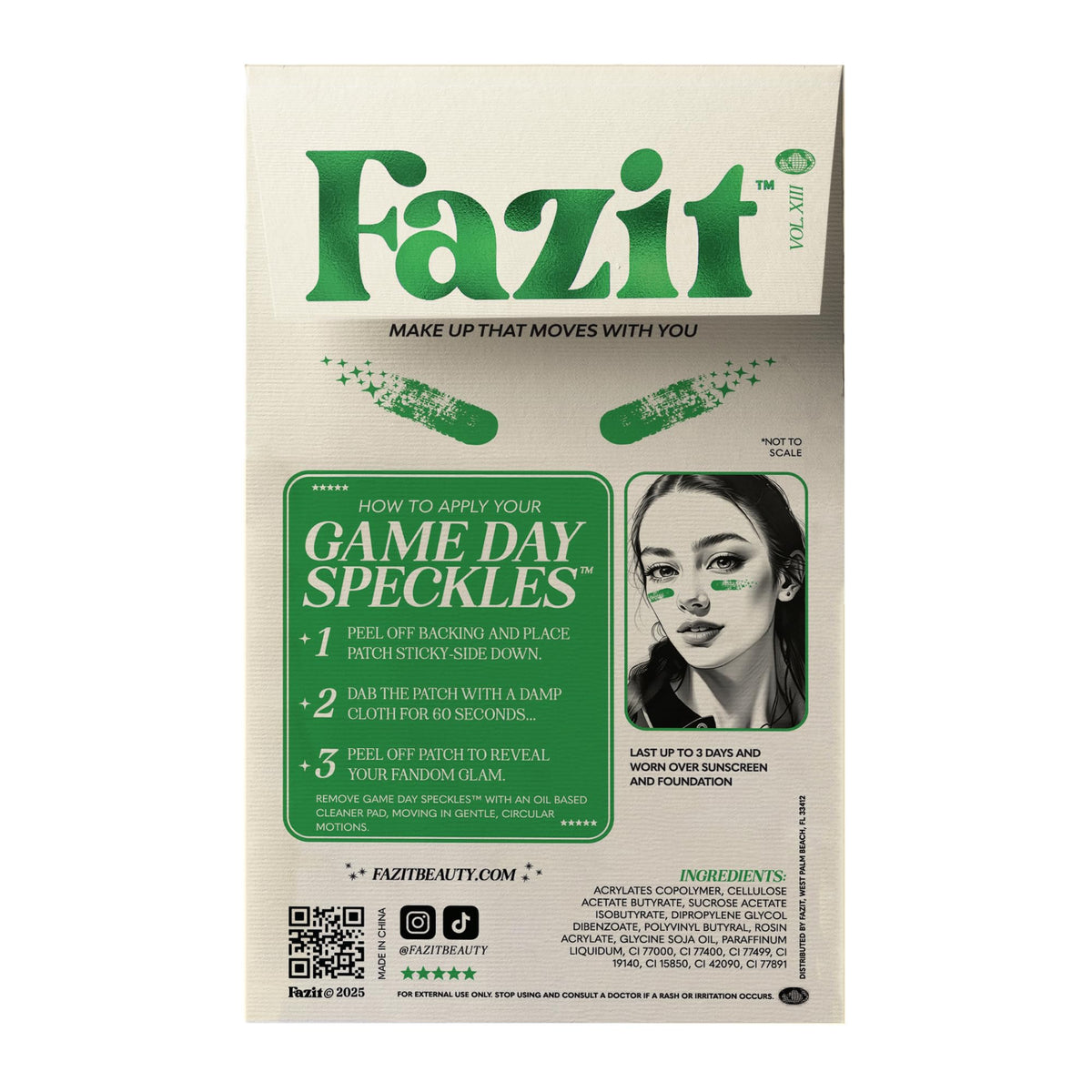 Fazit makeup patches on cheek showcase easy shimmer for photo ready makeup