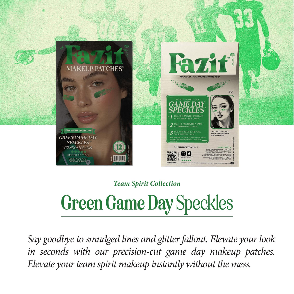 Fazit makeup patches packaging highlights premium skin friendly design