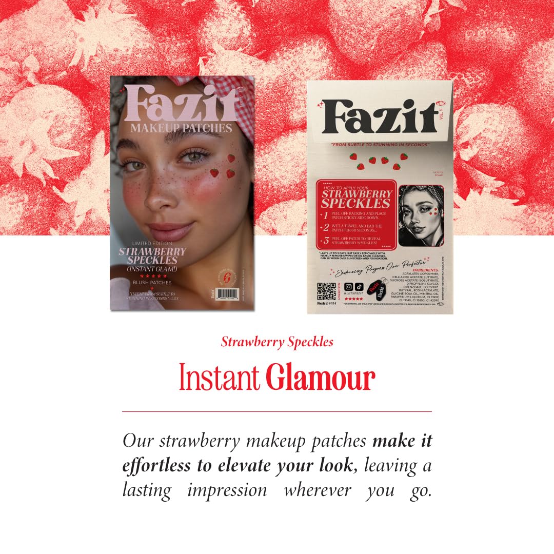 Fazit Makeup Patches Party-Ready Glitter Pack elevates celebration makeup.
