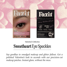 Fazit Sweetheart Eye Speckles patch everyday-wear sparkle for casual chic eyes
