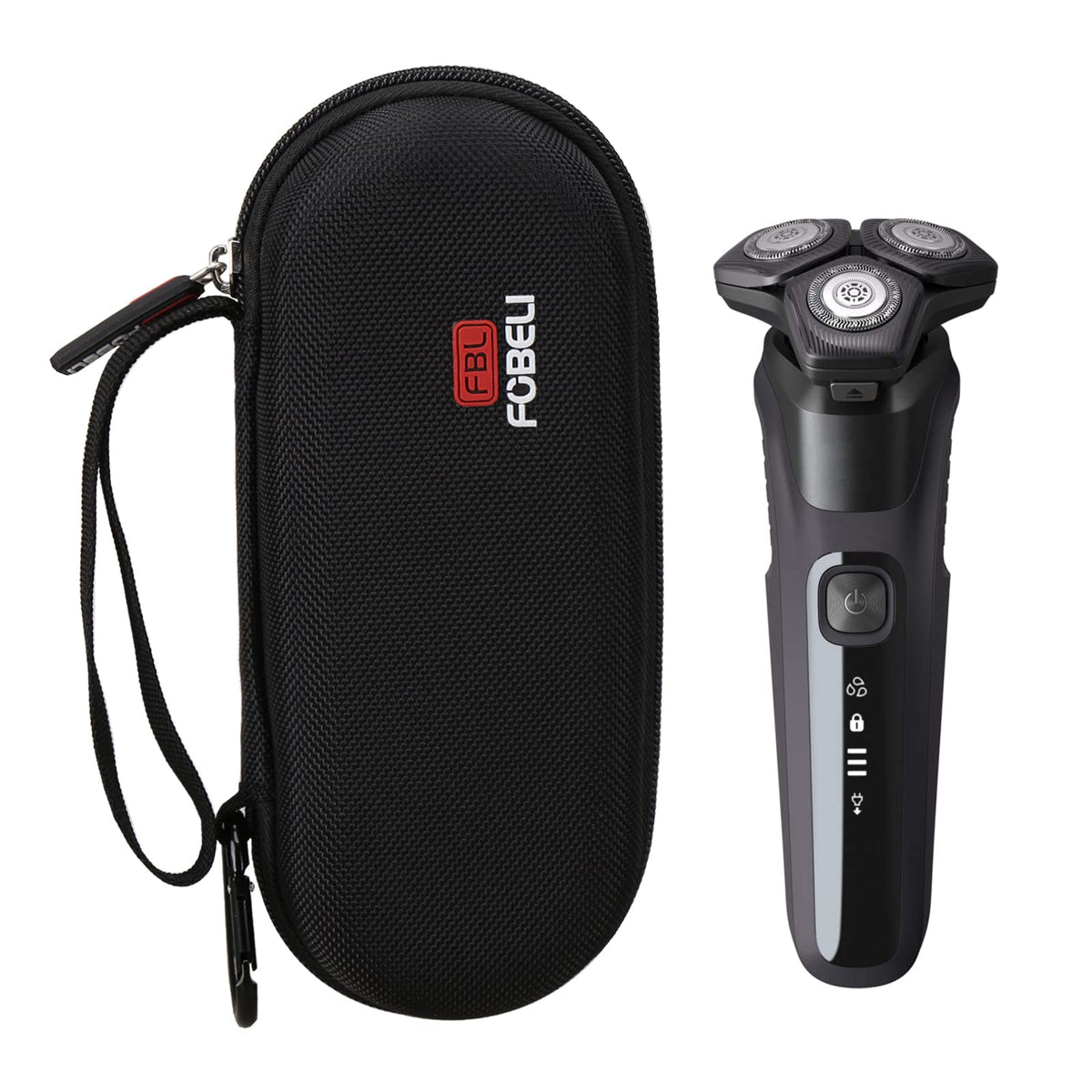 Braun rotary shavers compatible case for on-the-go use