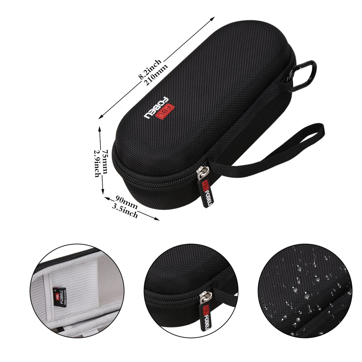 Norelco 9000 case protects while commuting and vacationing