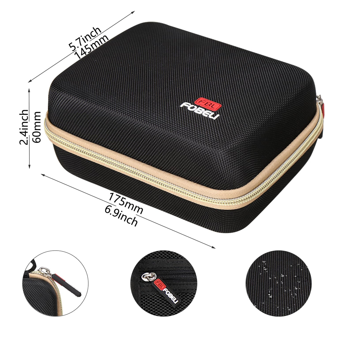 Shockproof and waterproof EVA shell guards razors and cables