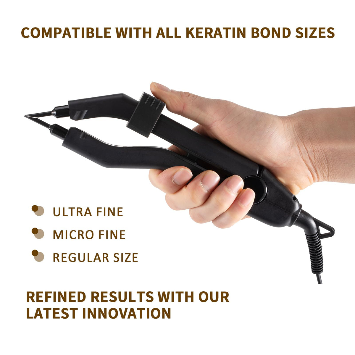 FBLJM ergonomic cool-touch handle with anti-slip grip enhances comfort during long services