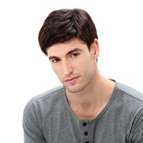 FCHW-wig short brown mens wig pixie cut for a natural daytime look