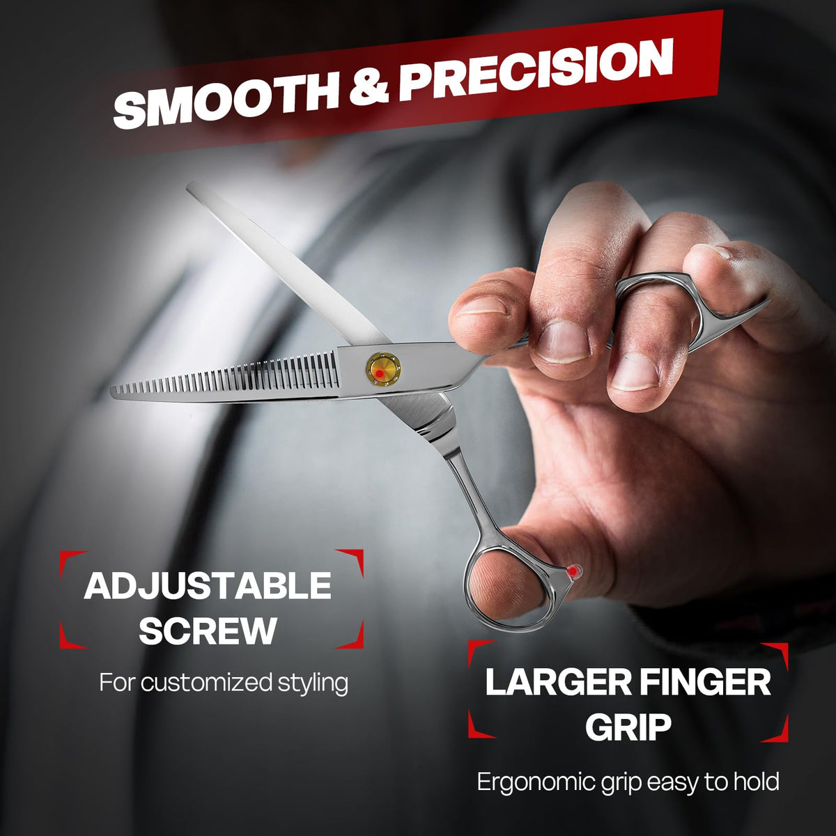 Fcoget adjustable tension screw enables customized grip and edge control