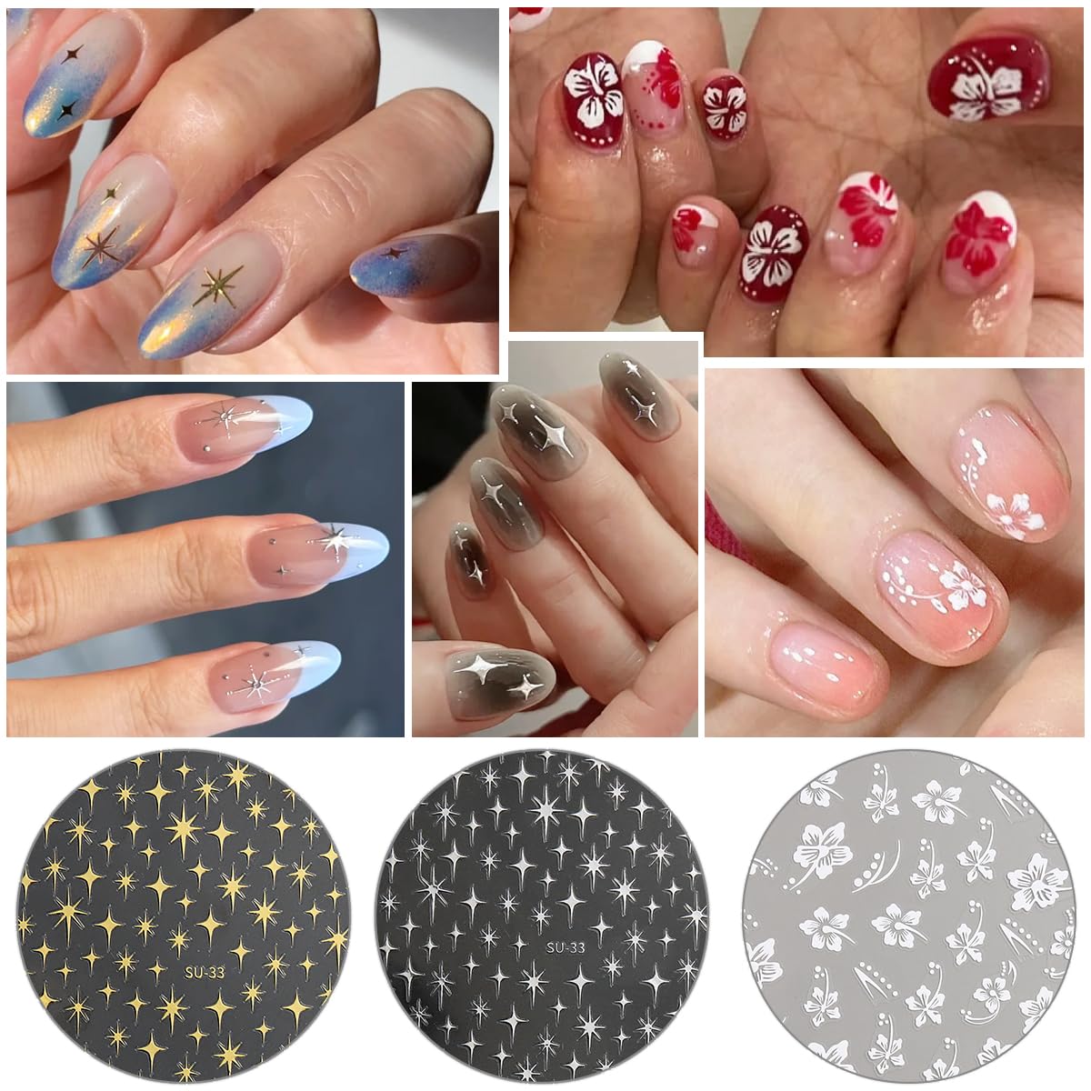 Fcozpjk glitter nail polish collection adds sparkle to designs.