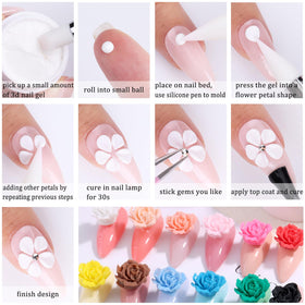 Fcozpjk beginner friendly molding and painting nail kit for studios.