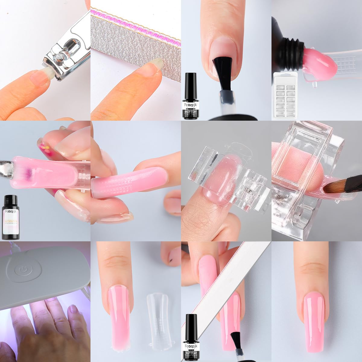 Fcozpjk cuticle tools help prep and tidy nails efficiently