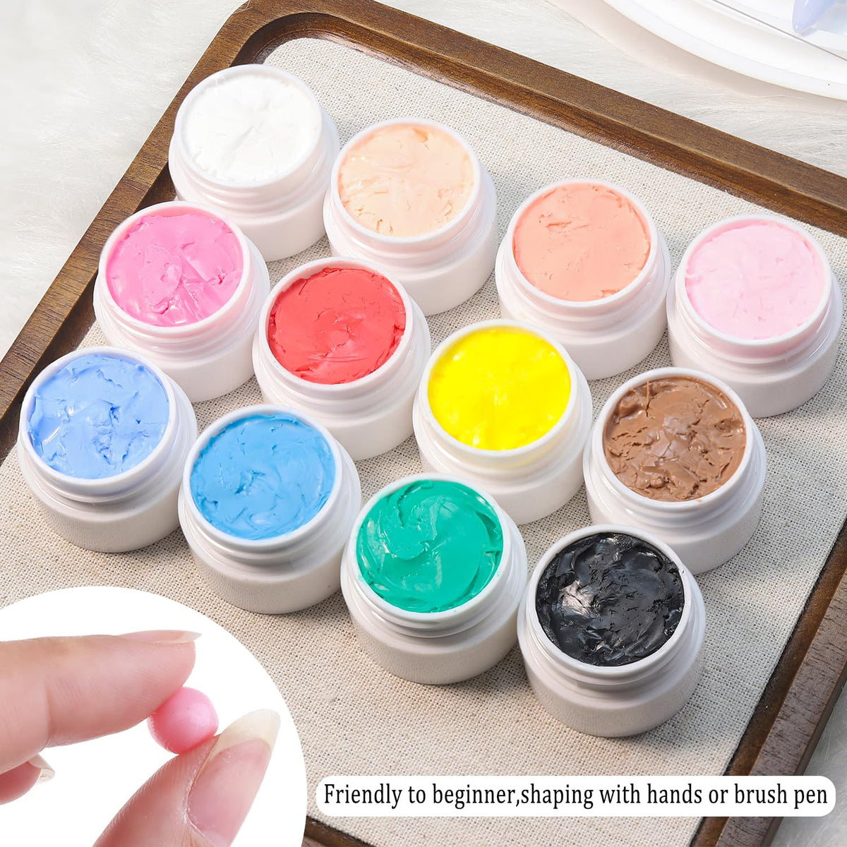 Fcozpjk silicone modeling pen aids smooth shaping and detailing.