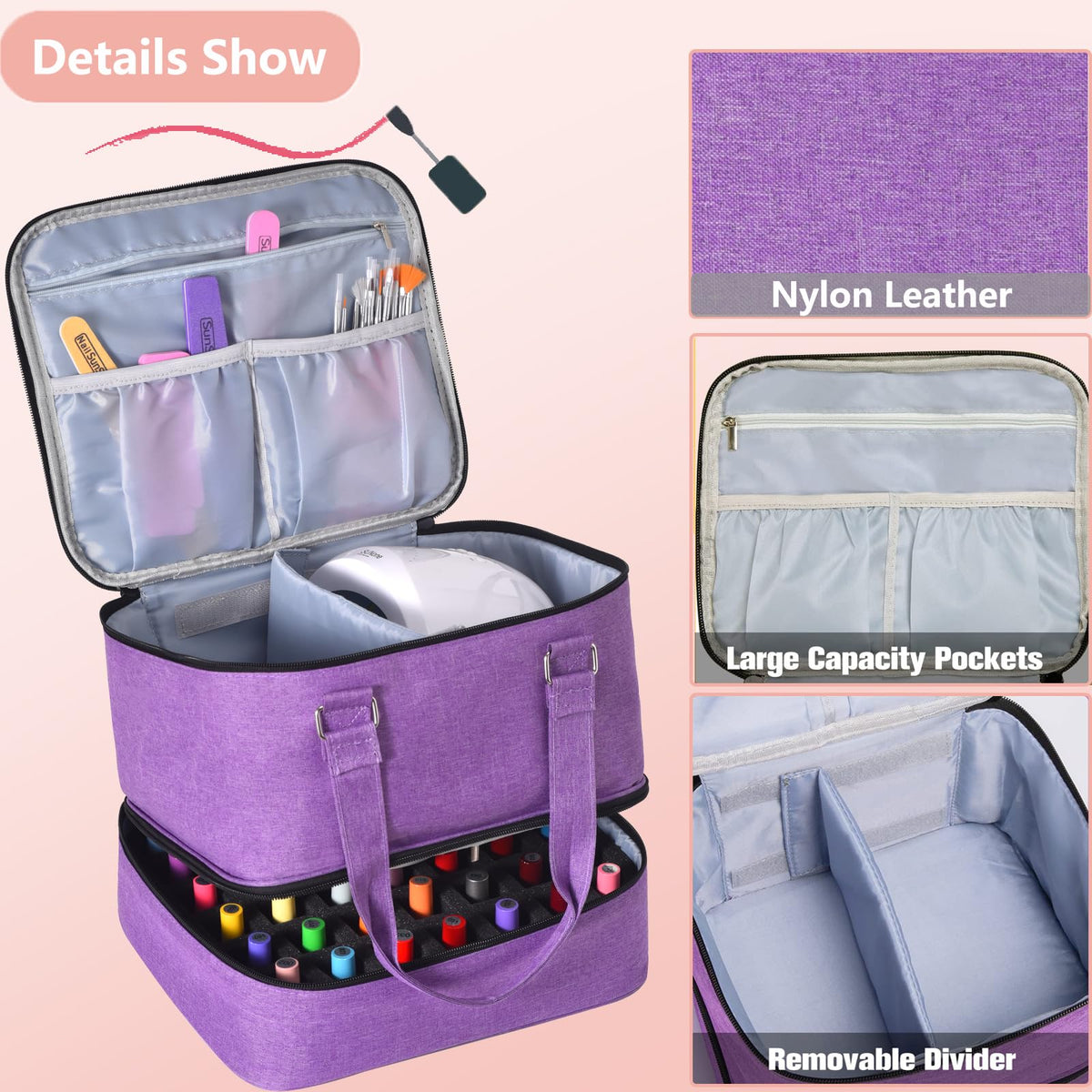 FCQQYWZ double-layer design showing upper and lower compartments