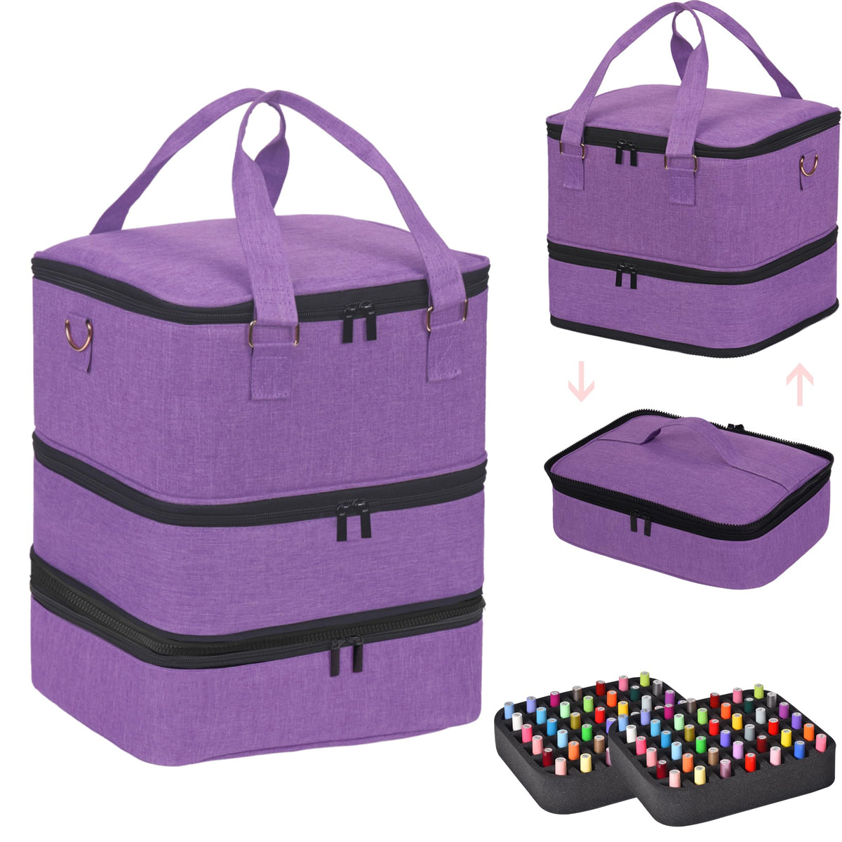 FCQQYWZ large nail polish organizer keeps 84+ bottles neatly organized.