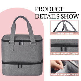 FCQQYWZ Nail Lamp in Case demonstrates integrated storage for equipment