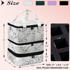 FCQQYWZ durable PU leather finish protects contents and resists spills