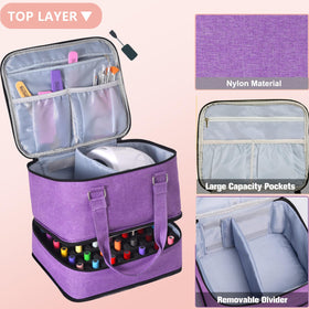 FCQQYWZ three layer design with detachable sponge for gear separation.