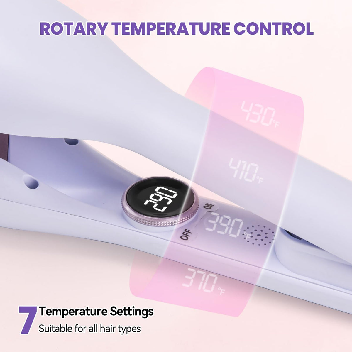 FCSELFLESS ceramic barrel close-up shows even heat distribution.