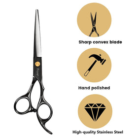 Fcysy eyebrow nose hair scissors for quick home grooming