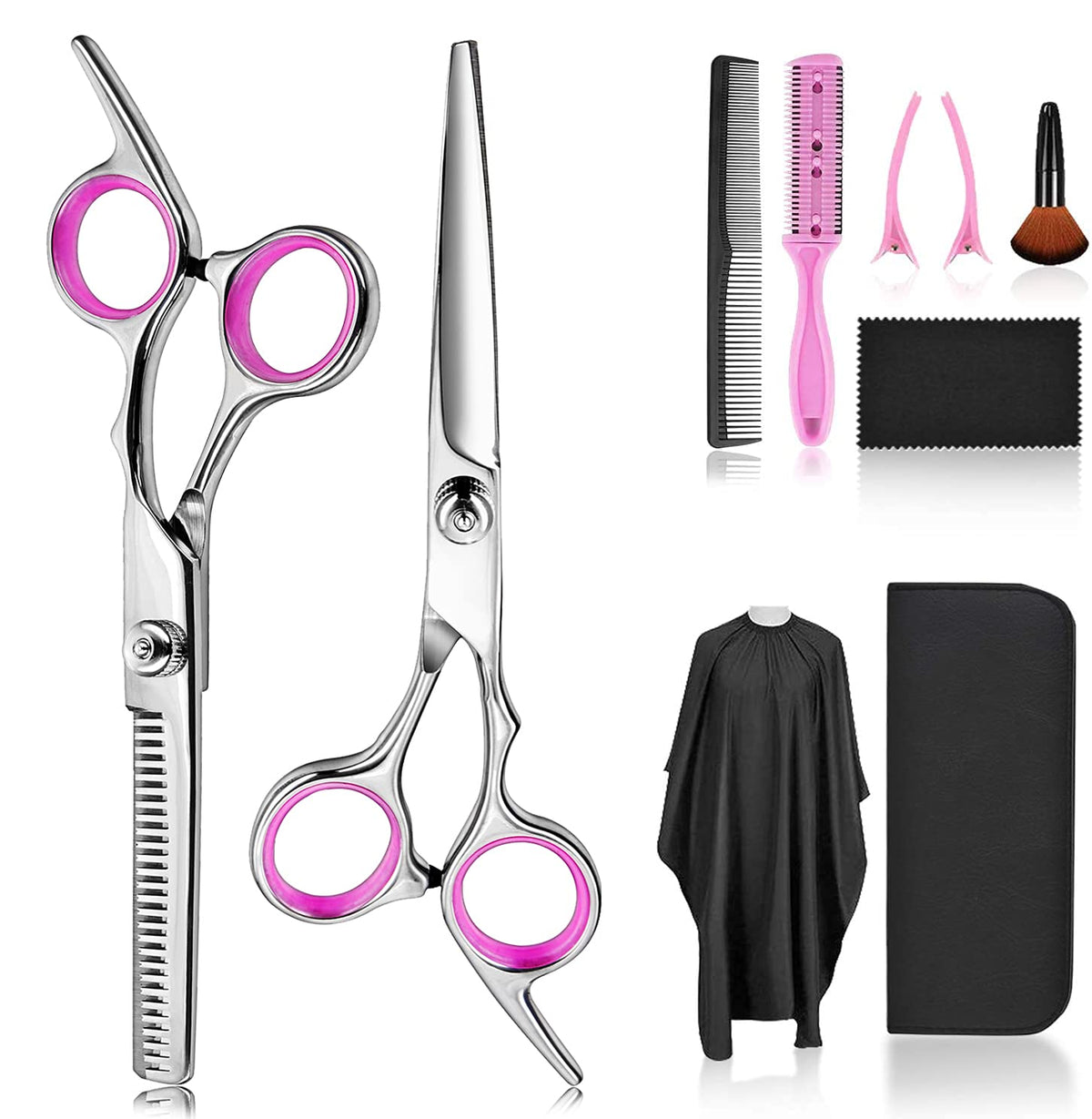 Fcysy hair cutting scissors professional blades for precise, salon-like results at home.