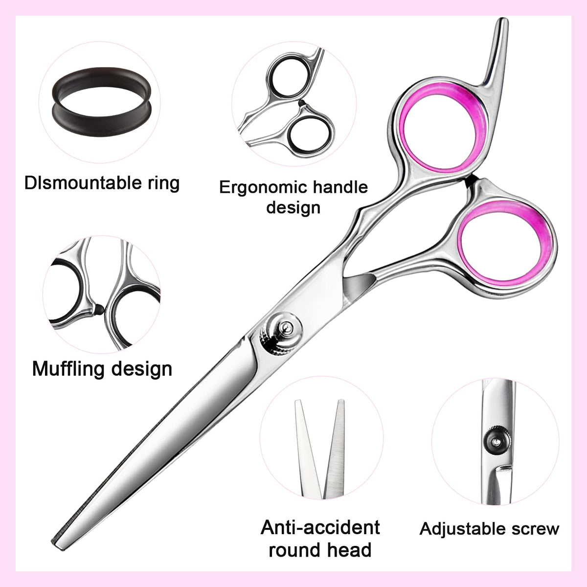 Fcysy premium blades enable precise cuts for professional-looking results.